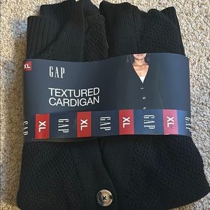GAP Black Textured Cardigan
